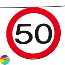 Veriga prometnih znakov za 50 let Dolžina: 12m